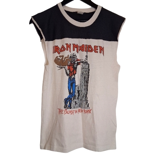 Vintage 1982 Iron Maiden The Beast In New York Tour Shirt Rare Palladium Large